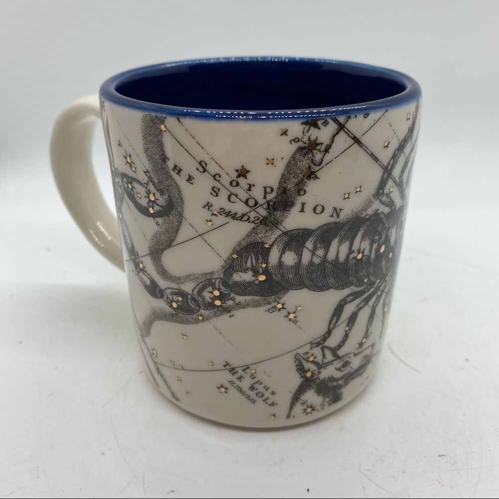 Anthropologie Scorpio Astrology Salt and Earth Collectors Mug